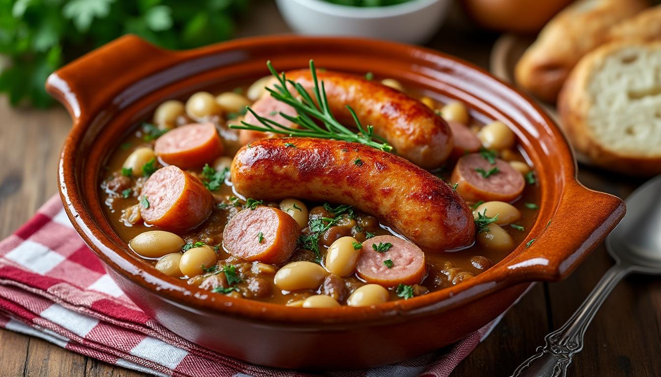 découvrez notre sélection de 5 recettes authentiques pour préparer le célèbre cassoulet de castelnaudary chez vous. suivez nos astuces et conseils pour réaliser ce plat traditionnel riche en saveurs. faites voyager vos papilles au cœur de l'occitanie !