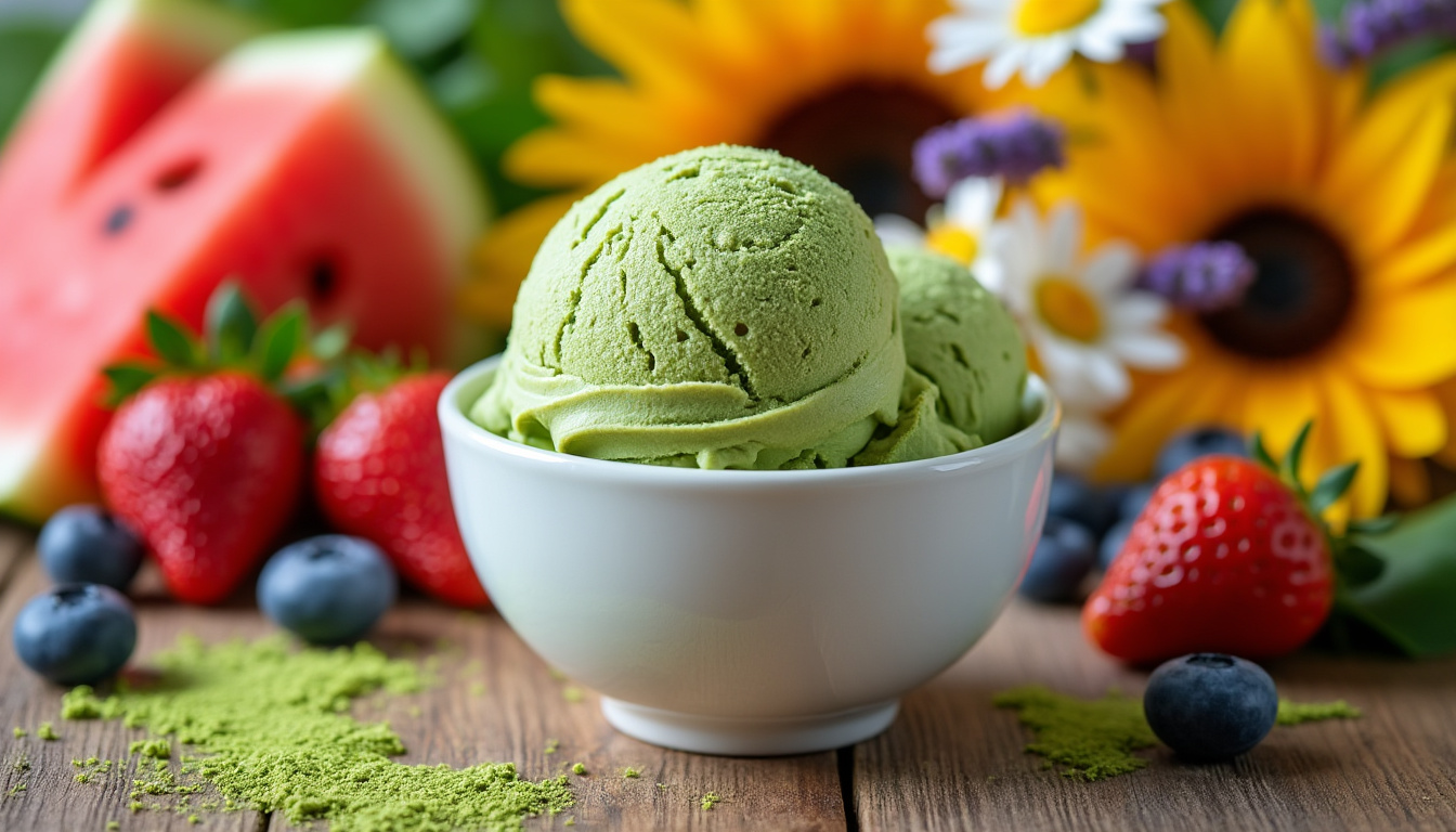 découvrez une recette facile de glace au thé matcha sans sorbetière. rafraîchissante et raffinée, savourez l'été avec une touche d'élégance japonaise !