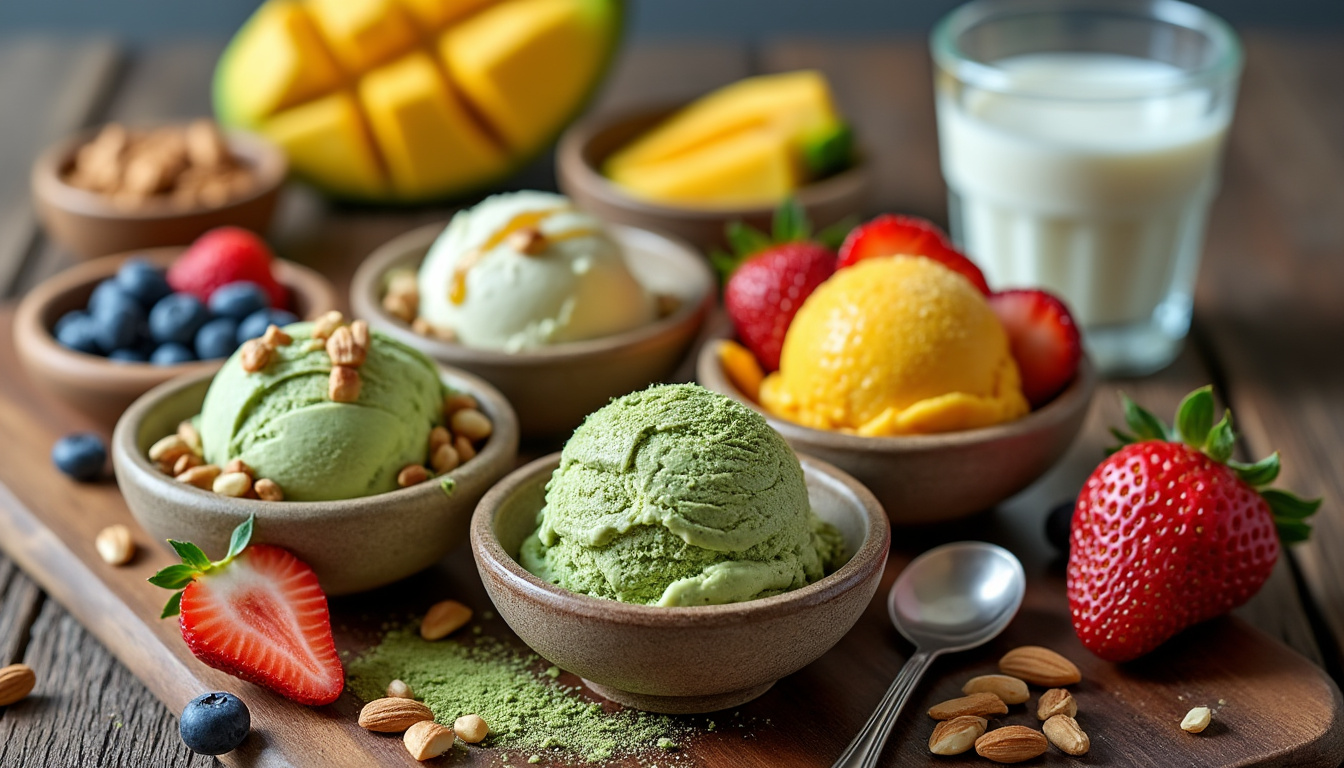 découvrez comment préparer une délicieuse glace au thé matcha sans sorbetière. rafraîchissante et facile à réaliser, cette recette estivale apportera une touche d’élégance à vos desserts, tout en révélant les saveurs uniques du matcha.