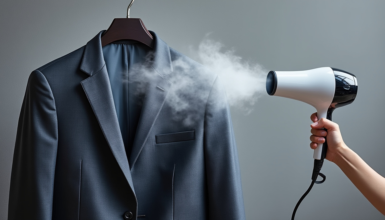 découvrez des astuces simples et efficaces pour repasser un costume sans fer à repasser et le garder impeccable facilement à la maison.