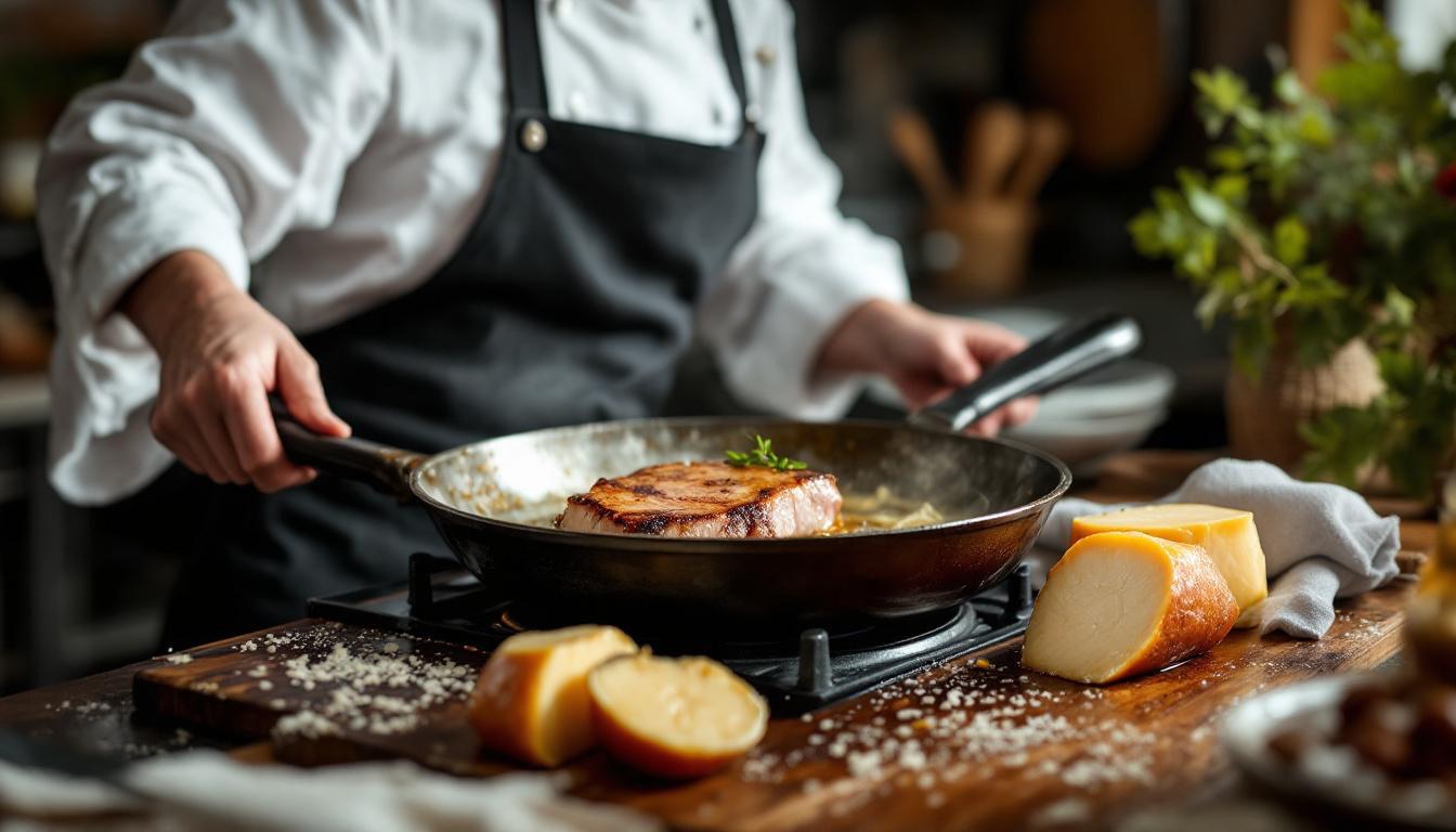 découvrez notre recette d’aiguillettes de canard à la sauce foie gras, parfait équilibre entre simplicité et élégance pour un repas raffiné et savoureux.