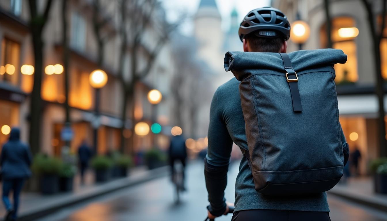 découvrez pourquoi le sac à dos rolltop pour vélo est l'accessoire indispensable pour vos trajets quotidiens : design pratique, étanchéité et confort optimal.