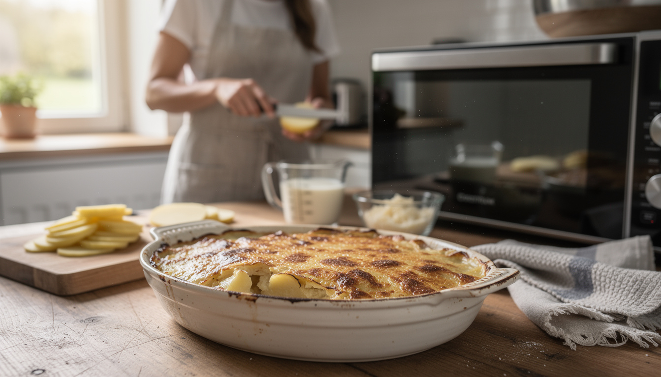 découvrez 5 astuces simples et efficaces pour sublimer votre gratin dauphinois au micro-ondes, et préparer un plat savoureux en un rien de temps.