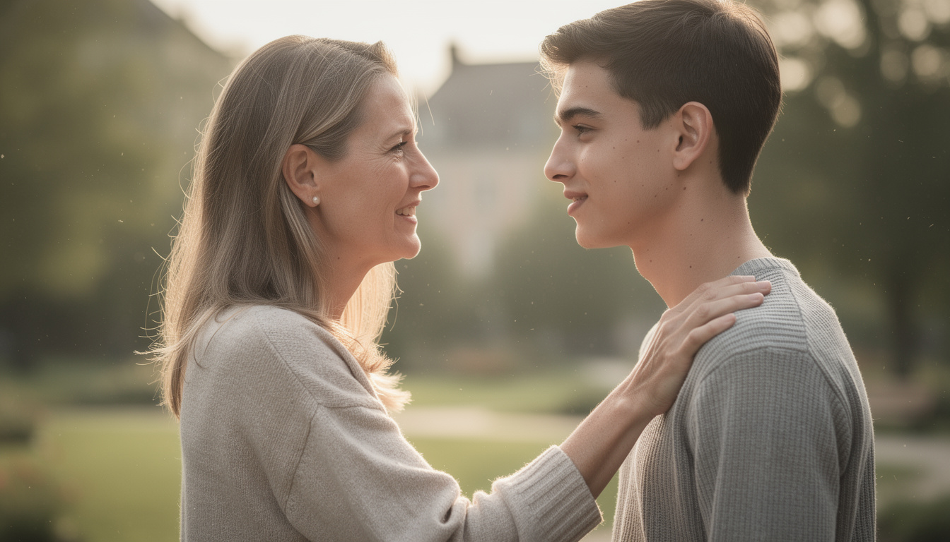 découvrez un discours touchant d'une maman à son fils, alliant tendresse et fierté pour exprimer tout son amour et son encouragement.