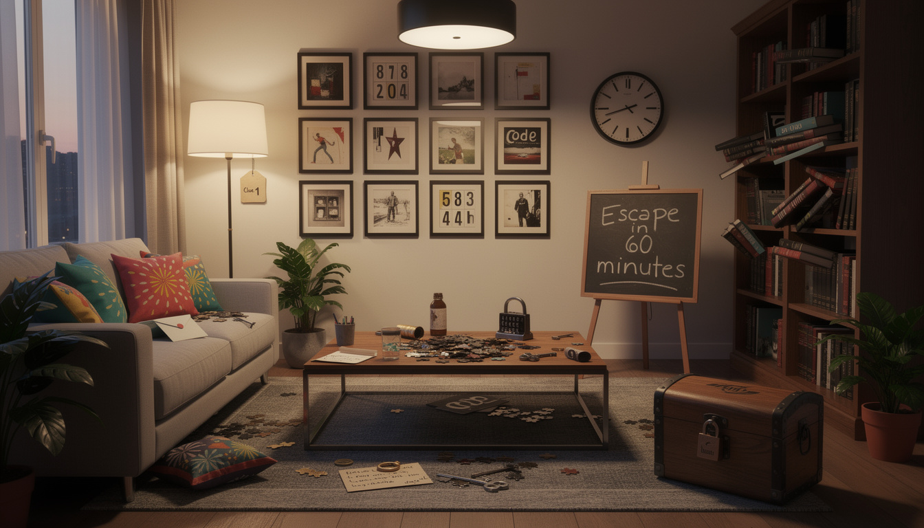 découvrez comment organiser un escape game original et captivant dans votre salon, pour offrir à vos invités une expérience inoubliable et pleine de surprises.