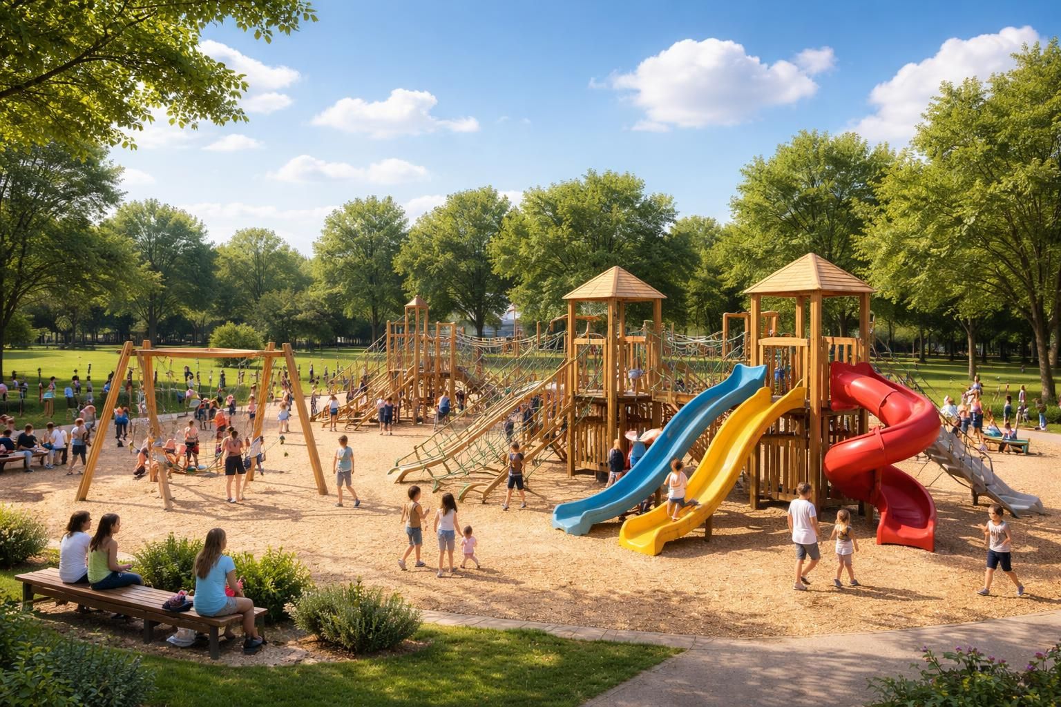 explorez la plaine de jeux, un parc d'attractions familial à villeneuve-d'ascq, idéal pour une journée de divertissement et d'aventure en plein air.