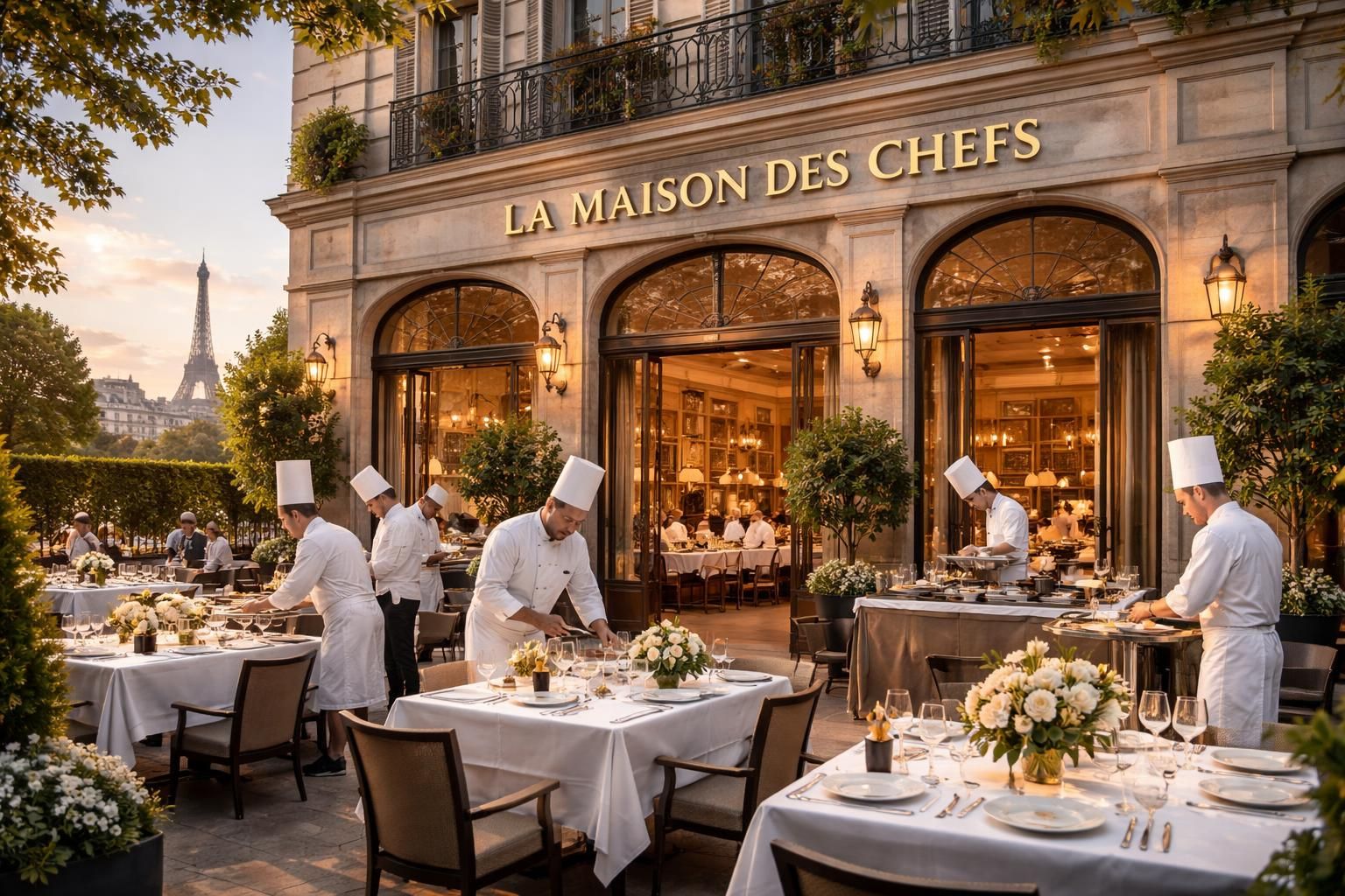 plongez au cœur de la gastronomie parisienne avec la maison des chefs : une expérience culinaire unique et inoubliable vous attend.