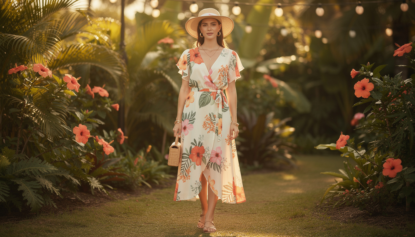 découvrez nos conseils pratiques et élégants pour réussir votre tenue tropicale parfaite pour une garden party et briller lors de votre événement estival.