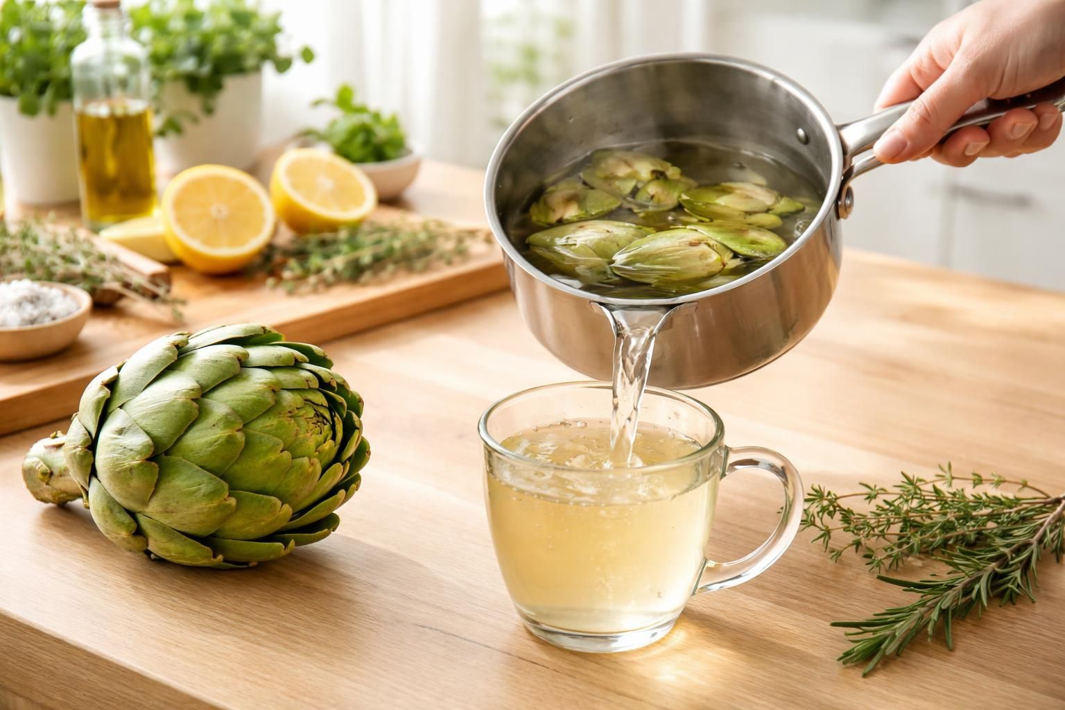 découvrez les bienfaits méconnus de l'eau de cuisson des artichauts et comment l'utiliser facilement, idéal pour les novices en cuisine.