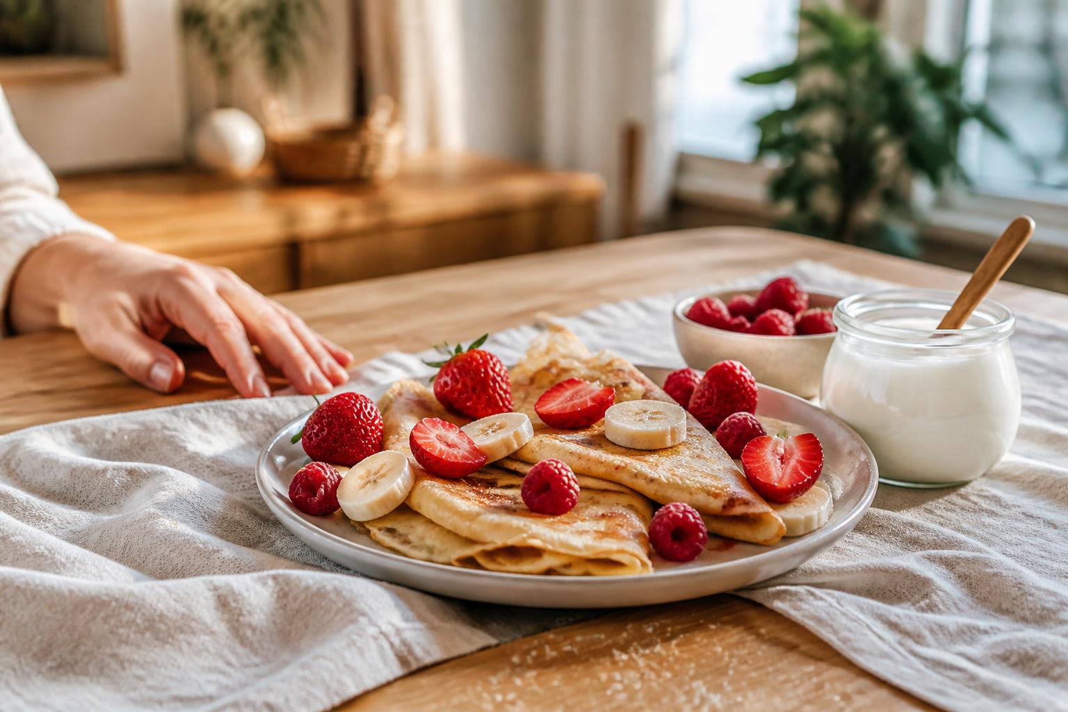 découvrez nos astuces pour préparer des crêpes faibles en calories et savourez un délicieux moment gourmands sans culpabilité.