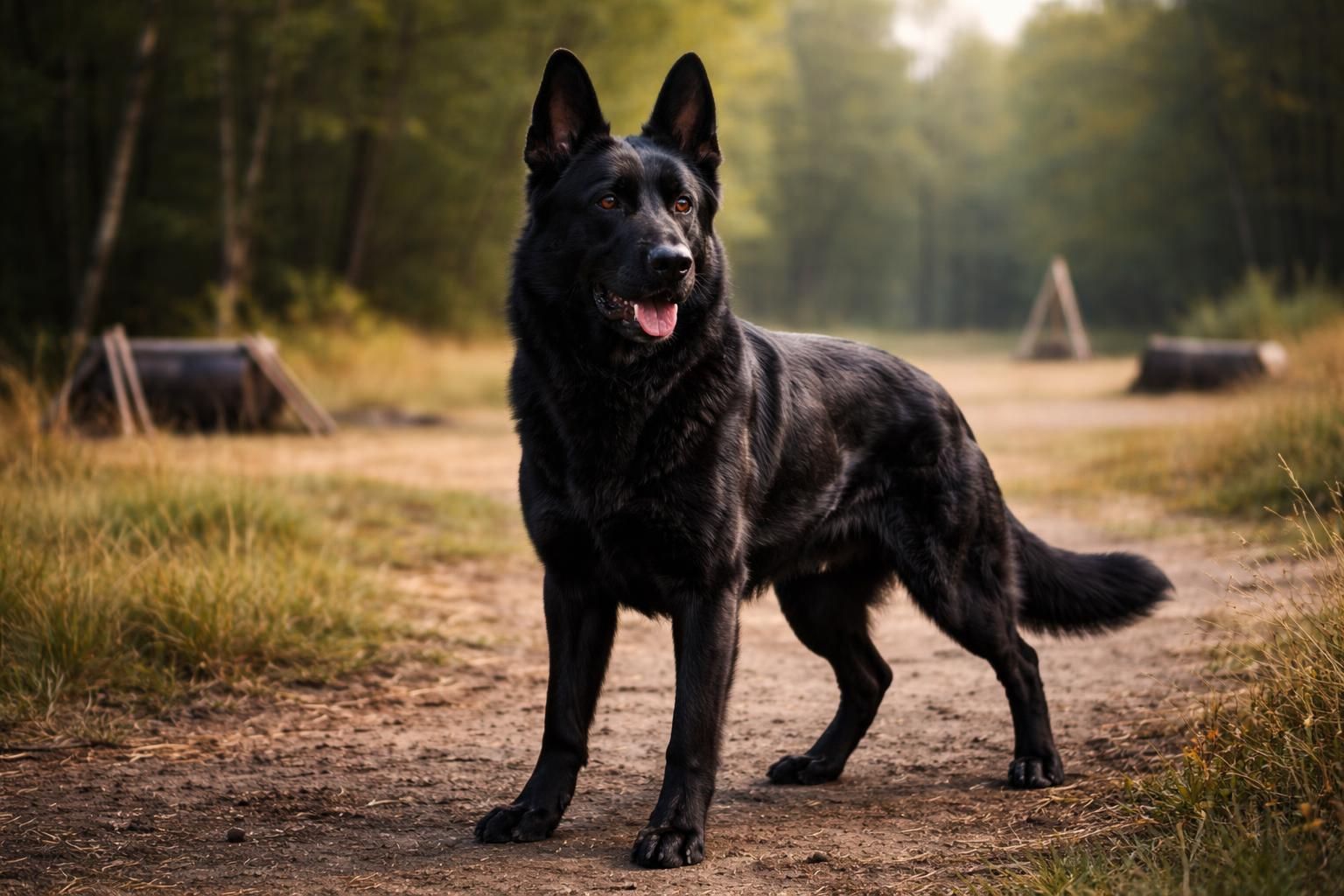 découvrez le berger allemand noir, un chien de travail polyvalent et intelligent, reconnu pour sa loyauté, son agilité et ses nombreuses qualités pour accompagner votre quotidien.
