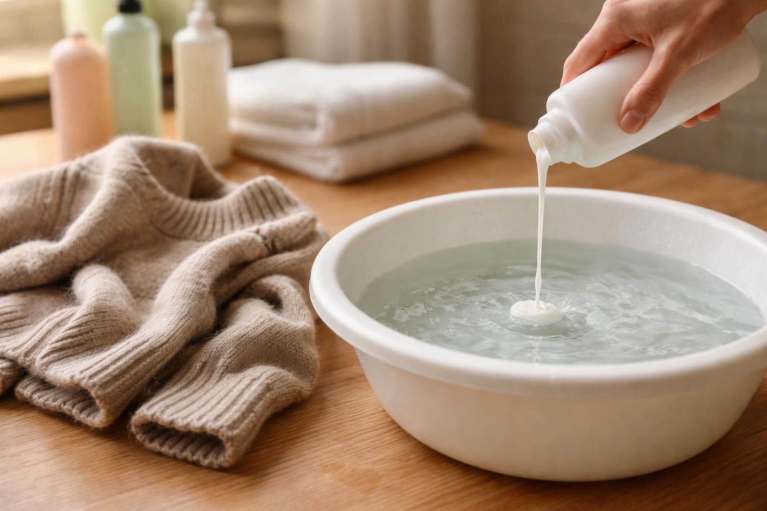 découvrez comment récupérer un pull rétréci grâce à une méthode simple avec de l’après-shampoing et redonnez-lui sa taille originale facilement.