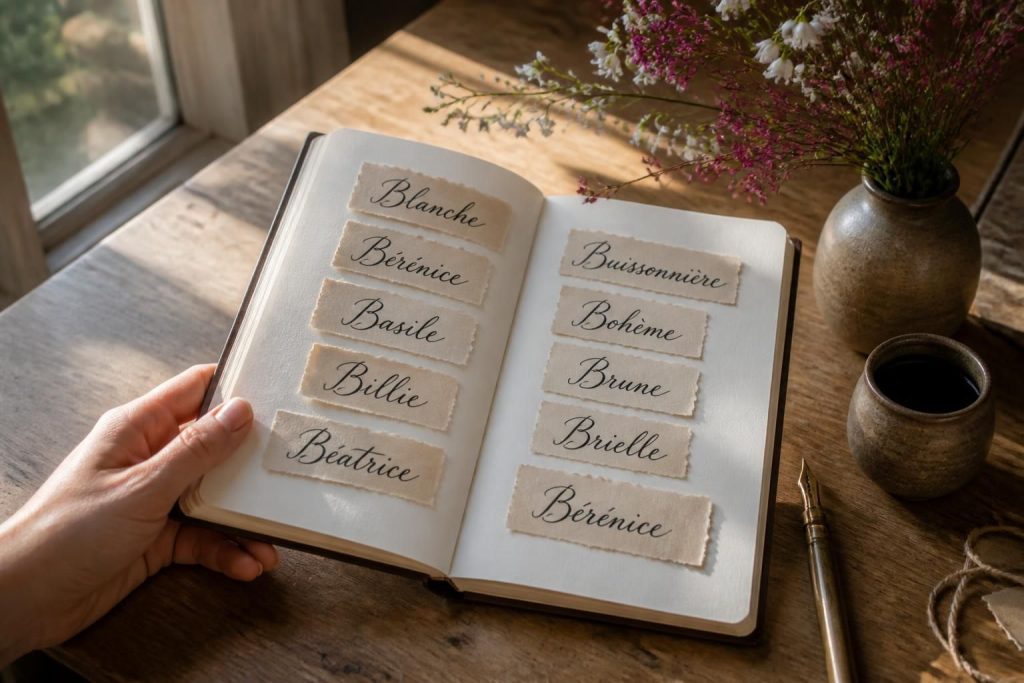 découvrez notre sélection tendance des prénoms de fille commençant par la lettre b, idéale pour trouver un prénom original et actuel.